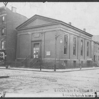 1896 photo of the Bedford Avenue Pentecostal Tabernacle.