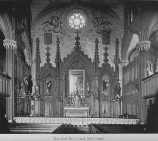 Ss. Peter & Paul, interior before 1895