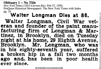 Walter Longman obituary