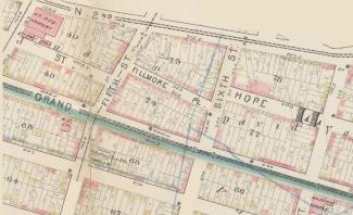 1880 Bromley map of Fillmore Place