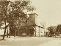 Bushwick Avenue Baptist Church, view looking northeast ca. 1920s