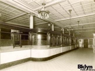 Interior view of Union Bank, 1906
