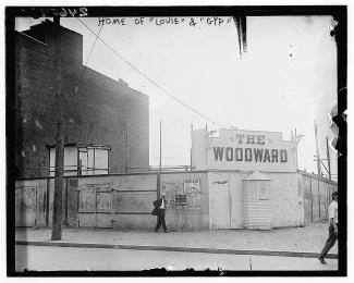 The Woodward, outdoor movie theater in 1912
