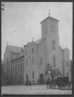 ca. 1908 view of St. Patrick church, Kent and Willoughby