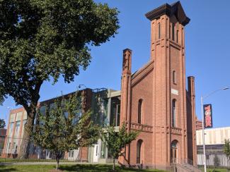 St. Monica's Church facade