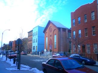 2005 view of St. Matthew Church, looking west on North 5th Street