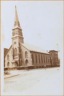 St. Ann Church, black and white photo from 1934.