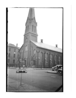 St. Peter's church in a 1940s tax photo.
