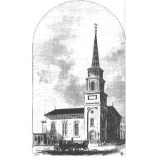 Drawing of Ormond Street Congregational Church
