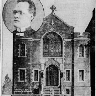 Grace Church and Pastor Intemann (Brooklyn Eagle 1917)