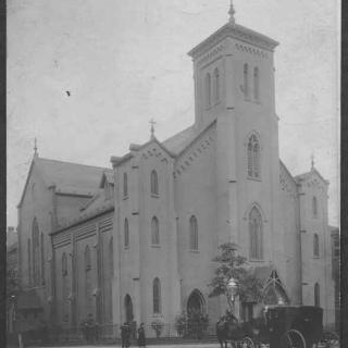 ca. 1908 view of St. Patrick church, Kent and Willoughby