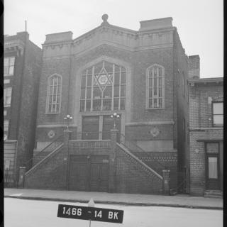 1940 tax photo showing 1678 Park Place, Congregation Men of Justice.