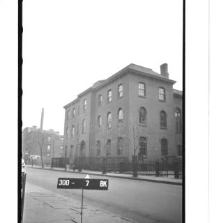 St Peter's Church Academy in a 1940s black and white tax photo.