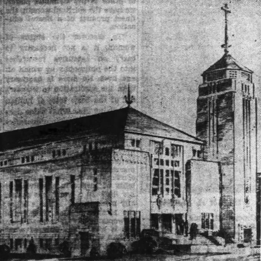 St Mary Winfield, rendering of Meissner church