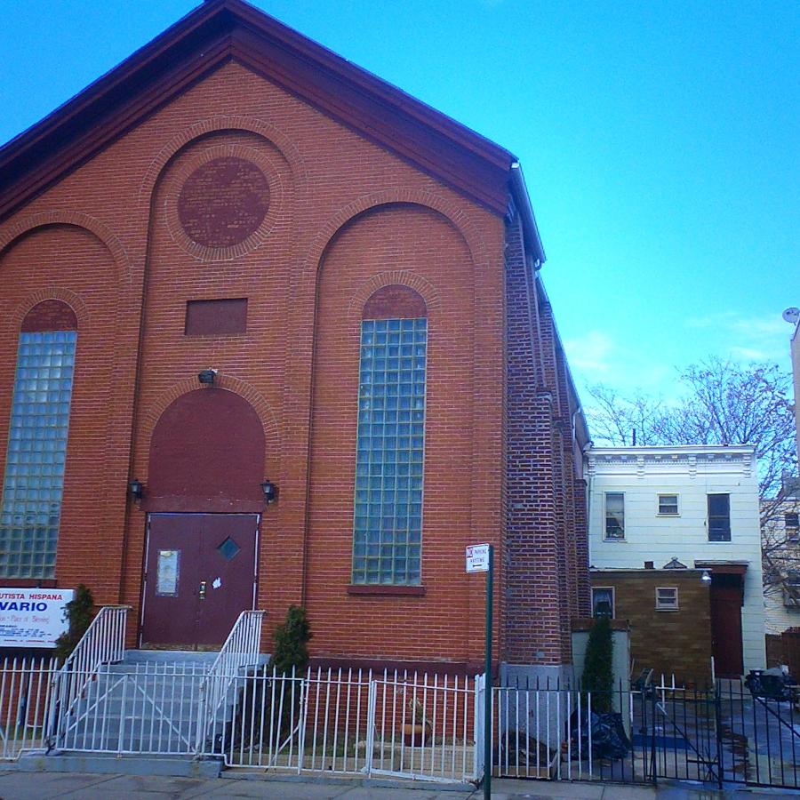 2005 view of St. Matthew Church school at rear of lot