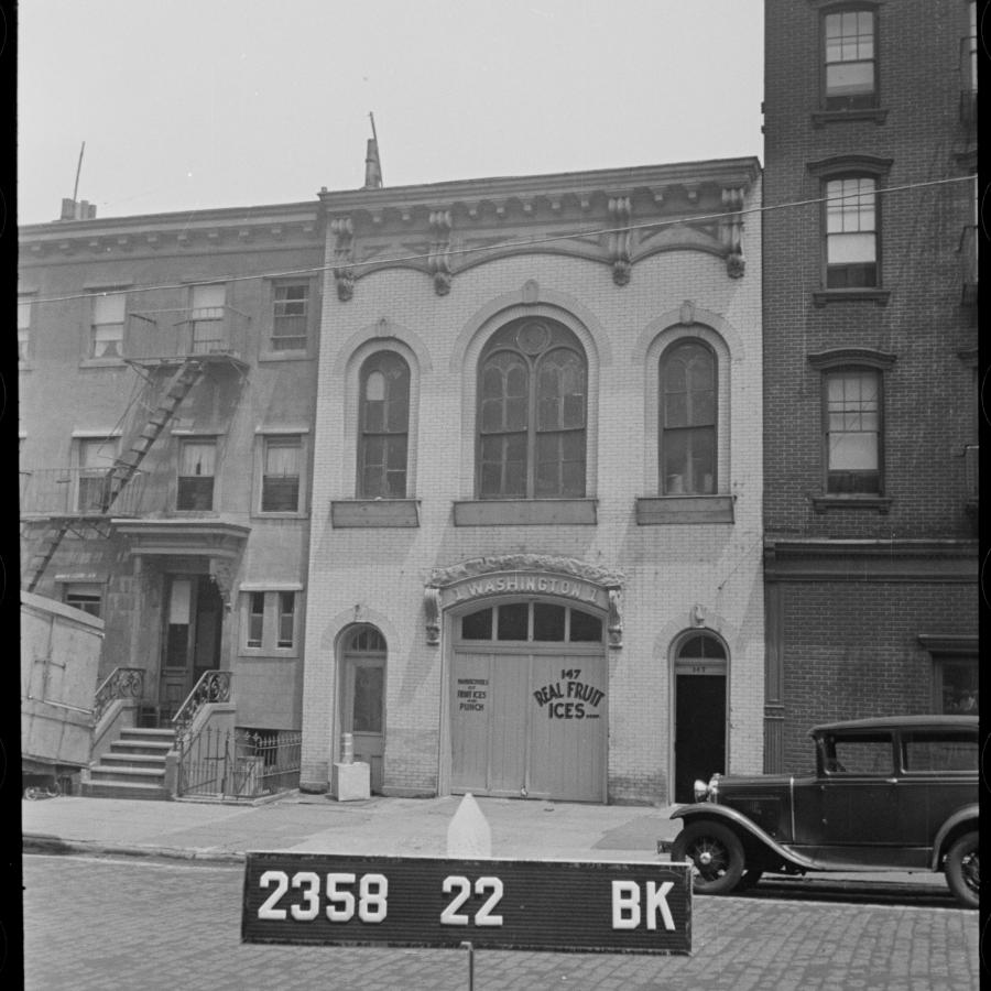 1940 tax photo of 147 Metropolitan Avenue (former Engine Company 1)