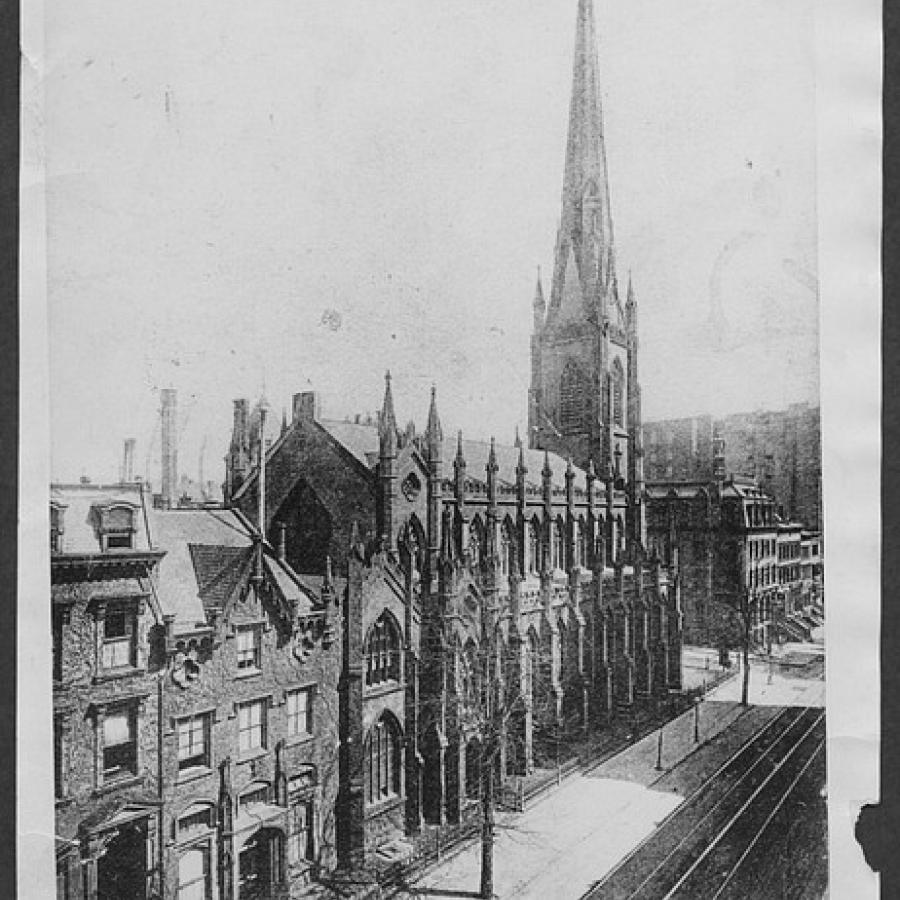 View of Holy Trinity Church, prior to 1906.