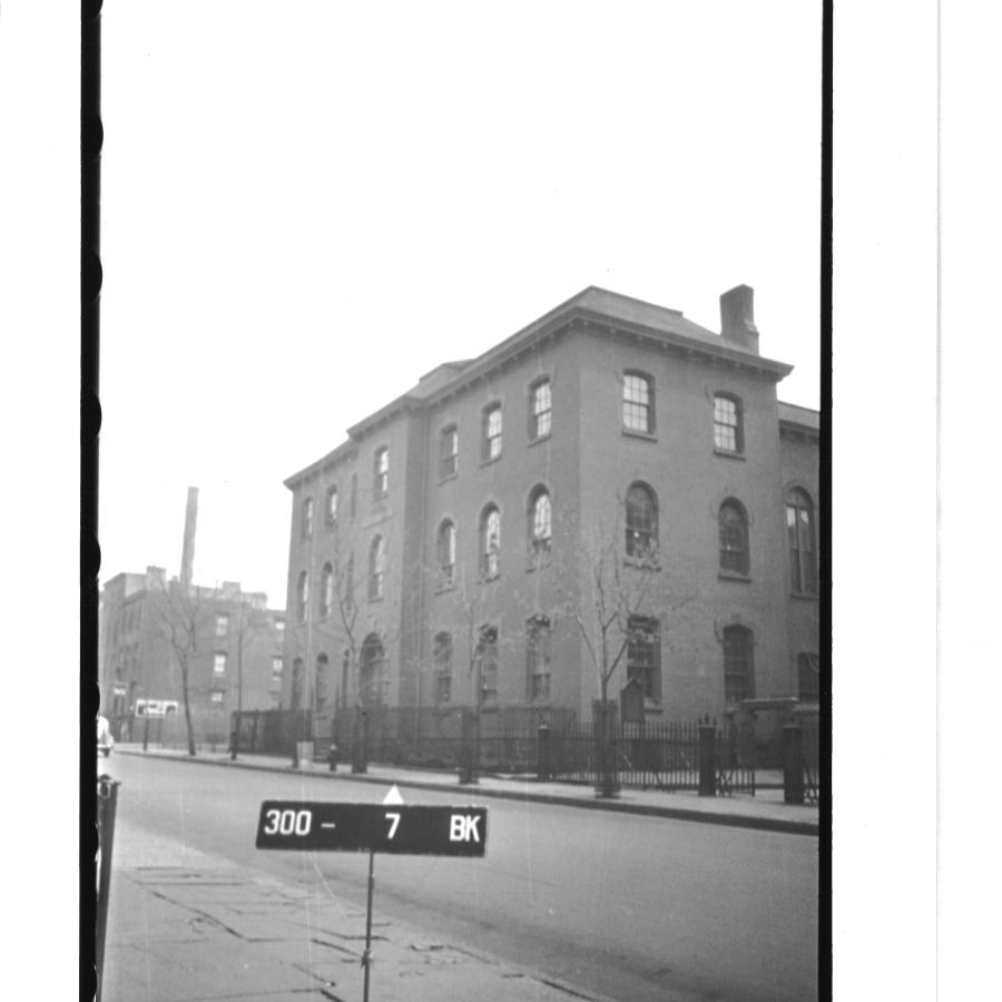 St Peter's Church Academy in a 1940s black and white tax photo.